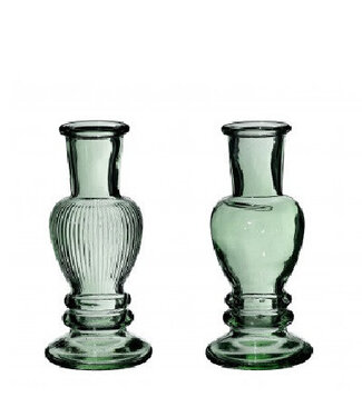 4A Glas Candle vaas d05.5*12cm ass. | Per 12 stuks