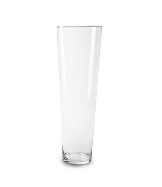 4A Glas Vaas konisch d17*50cm ( x 4 )