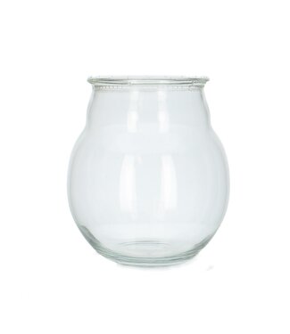 4A Glas Bolvaas Jeremy d16*18cm | Per 6 stuks