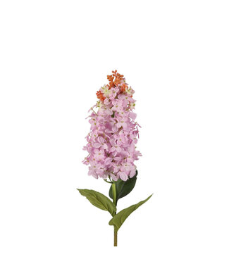 4A Fliederfarbene Syringa Kunstblumen | Länge 82 Zentimeter | Pro 4 Stück