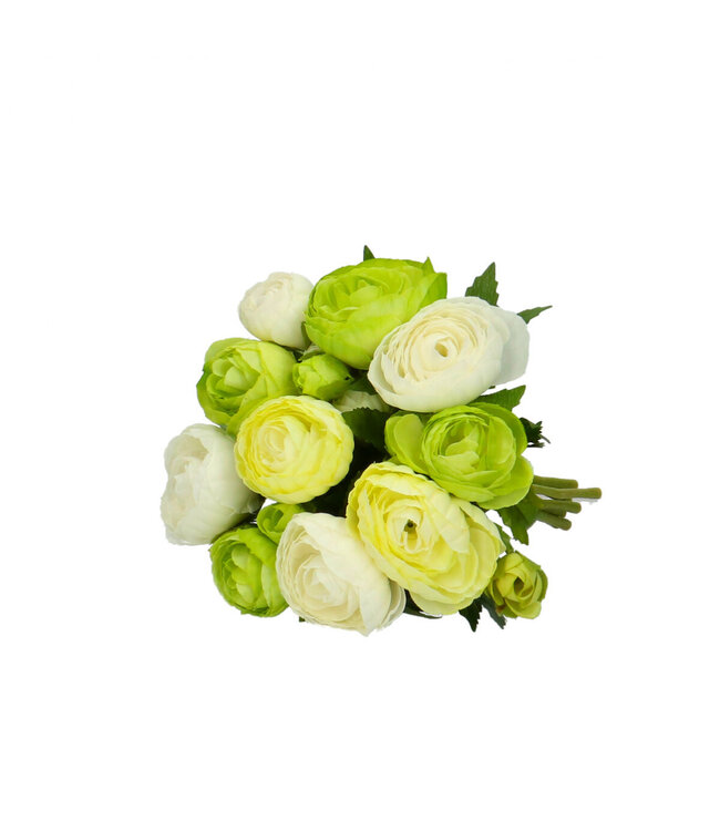 Kunstbloemen Ranunculus boeket 20cm ( x 1 )