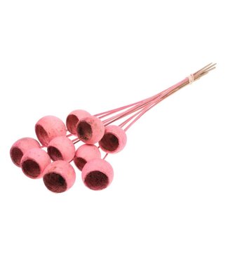 LDD Bell cup o/s 10pc pink | Per 12 stuks