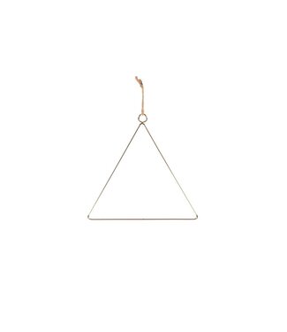 LDD Triangle 20cm metal small SB gold | Per 20 stuks