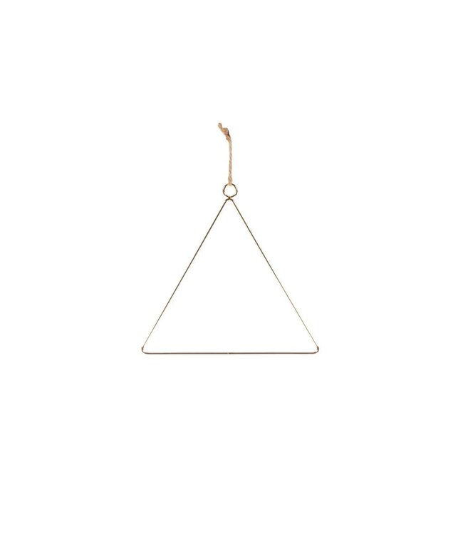 Triangle 20cm metal small SB gold ( x 20 )