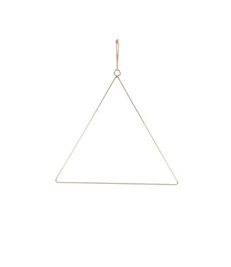LDD Triangle 30 centimeter metal medium  gold | Per 20 stuks