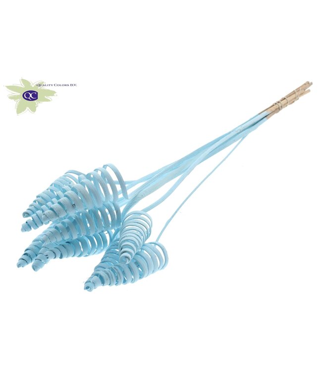 Cane Cone on stem Covered Light Blue | Per 50 stuks te bestellen