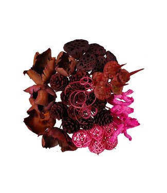 QC Pink artistic bouquet | 40 leaflets on stick | Length 50 centimetres | Each