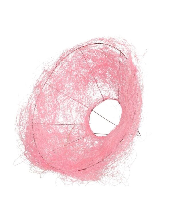 Light pink bouquet holder Sisal | Diameter 30 centimetres | Available to order per 10 pieces