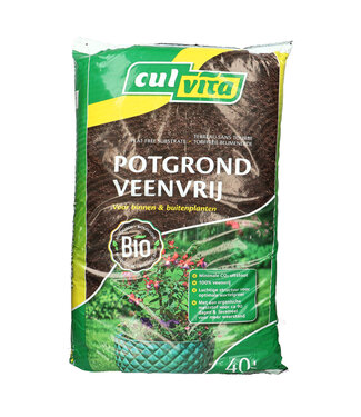 4A Culvita torffreie Blumenerde für Pflanzen | Inhalt 40 Liter | Pro Stück