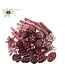 Bouquet artistique rose métallisé avec paillettes | 40 feuillets sur bâtonnet | Longueur 50 centimètres | Commande par bouquet