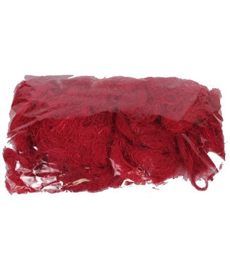 QC Fibre de coco rouge emballée dans un sac en plastique | Poids 250 grammes | Par 4 pièces