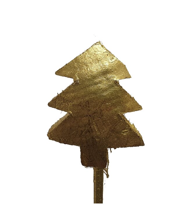 Coco X mass tree on stem Gold | Per 50 stuks te bestellen