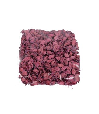 QC Cotton pods Gewicht 250 gramr in poly Frosted Pink | Per 4 stuks