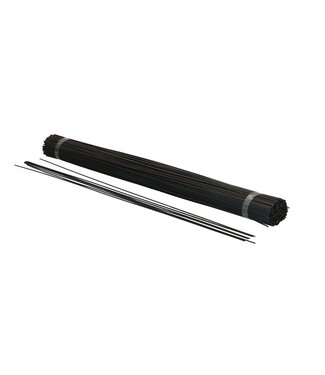 4A Mittelblau lackierter Blumendraht spitz | 14 Millimeter dick | Länge 45 Zentimeter | Gewicht 2,5 Kilogramm | Pro Stück
