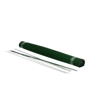 4A Dark green lacquered floral wire | 9 millimetres thick | Length 40 centimetres | Weight 1 kilogram | Per piece