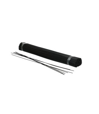 4A Mittelblau lackierter Blumendraht spitz | 14 Millimeter dick | Länge 35 Zentimeter | Gewicht 2,5 Kilogramm | Pro Stück