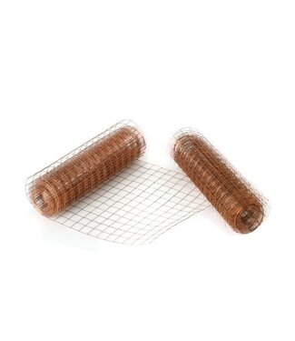4A Copper-coloured mesh wire | 35 centimetres wide | Length 5 metres | Per piece