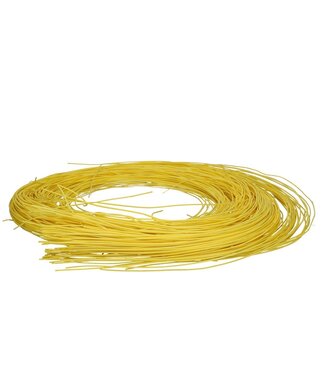 4A Gele Rotan decoratie | Diameter 1.5 millimeter | Gewicht 250 gram  | Per stuk