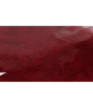 QC Rote flauschige Fasern im Plastikbeutel | Gewicht 250 g | Pro 5 Stück