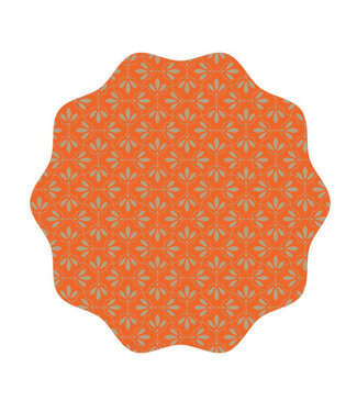 4A Orange Isabella-Folie | Größe 60 x 60 Zentimeter | Pro 100 Stück
