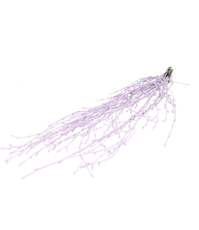 Lilac-coloured dried birch branches | Length 70 centimetres | 10 branches per bunch | Available per bunch
