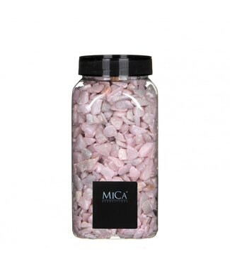 4A Light pink gravel decoration | Gravel diameter 10-15 millimetres | Weight 1 kilogram | Per piece