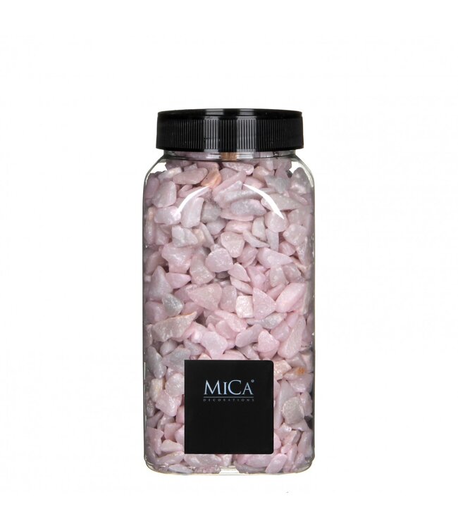 Light pink gravel decoration | Gravel diameter 10-15 millimetres | Weight 1 kilogram | Available per piece