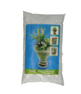 4A White gravel packaging | Gravel diameter 4-6 millimetres | Weight 5 kilograms | Per piece