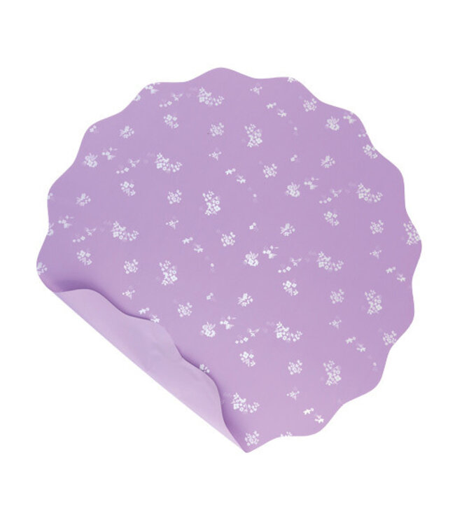 Lavender-coloured Romantic sheet foil | Diameter 50 centimetres | Ordered per 100 pieces