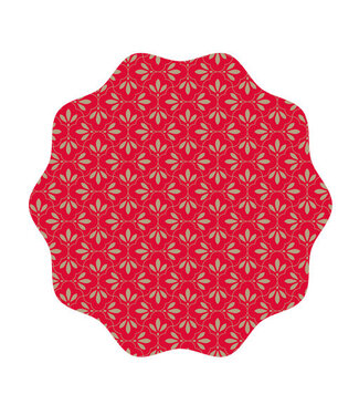 4A Rood Isabella vel folie | Afmetingen 60 x 60 centimeter  | Per 100 stuks