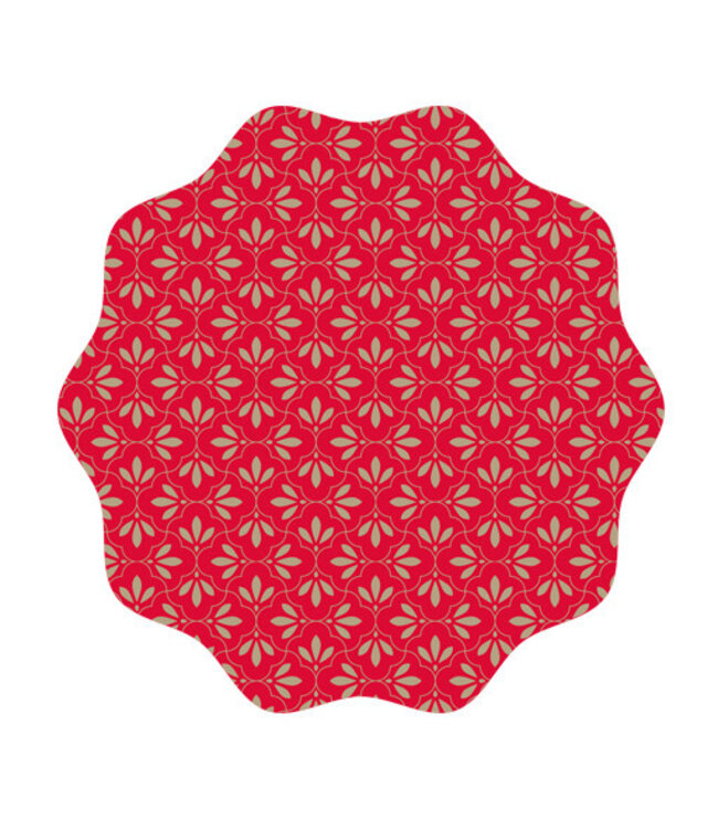 Feuille Isabella rouge | Format 60 x 60 centimètres | Commandée par 100 pièces