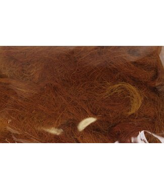 QC Fuzzy fibre 250 gram in poly Terracotta | Per 5 stuks