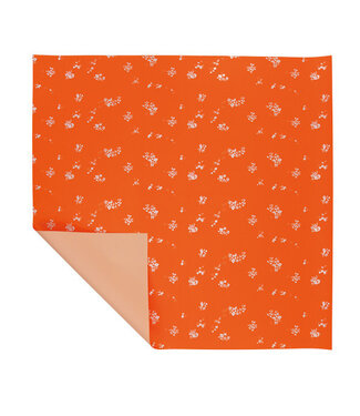 4A Feuille romantique orange | Format 60 x 60 centimètres | Par 100 pièces
