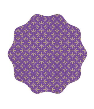 4A Feuille d'aluminium Purple Isabella | Format 60 x 60 centimètres | Par 100 pièces