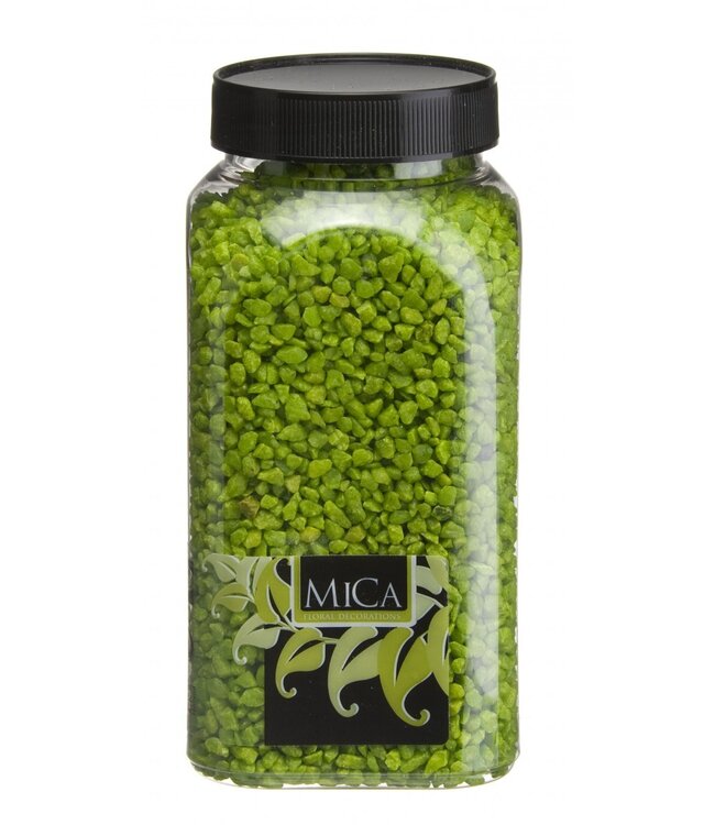 Apple green gravel garnish | Gravel diameter 2-4 millimetres | Weight 1 kilogram | Available to order individually