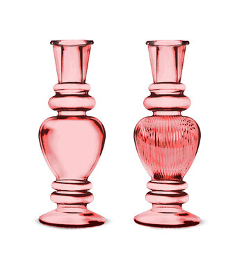 4A Glas Candle vaas | Diameter 6 centimeter |*16cm ass. | Per 12 stuks