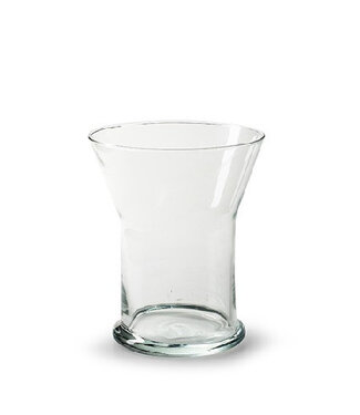 4A Glas Vaas Diane d14.5*18cm | Per 6 stuks