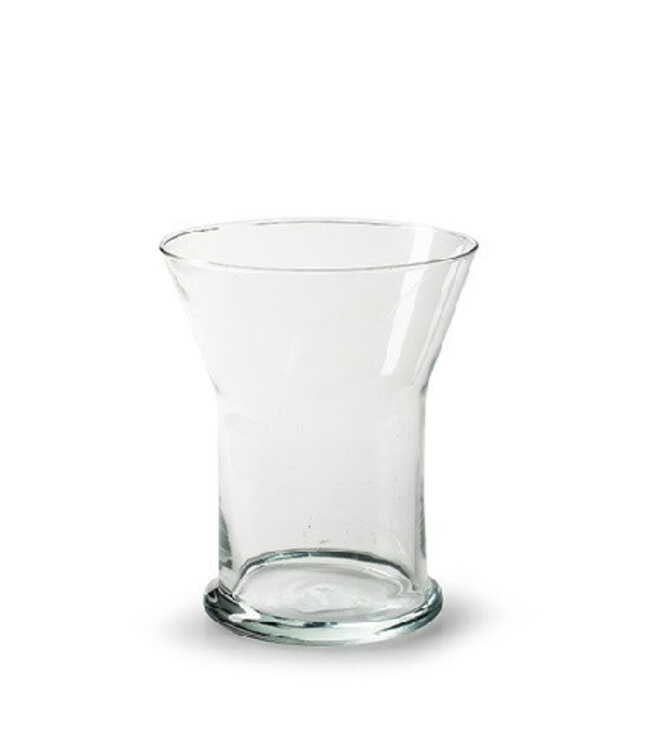 Glas Vaas Diane d14.5*18cm | Per 6 stuks te bestellen