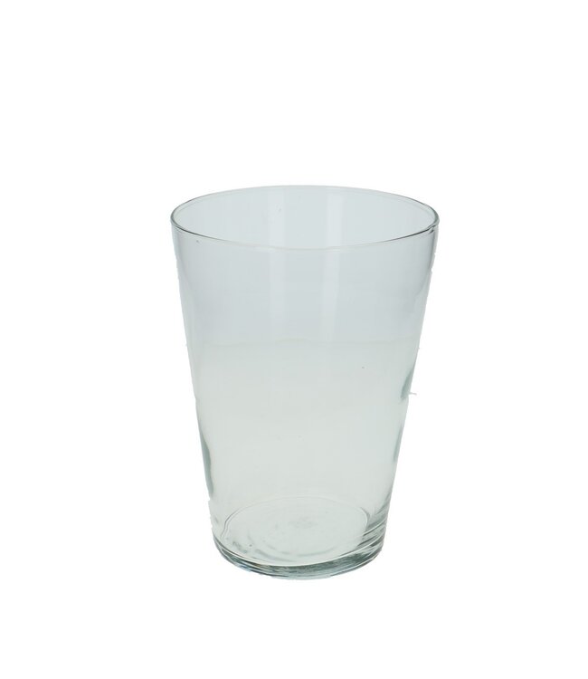 Glas Vaas konisch d13.5*19cm ( x 6 )