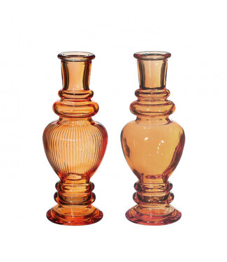 4A Glas Candle vaas | Diameter 6 centimeter |*16cm ass. | Per 12 stuks