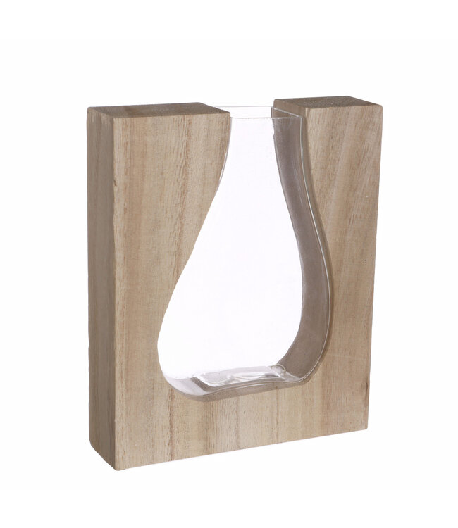 Glas Frame+vaas d04/18*18cm | Per 4 stuks te bestellen