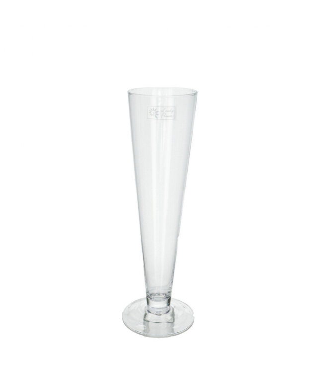 Glas Lelievaas konisch d11*40cm ( x 2 )