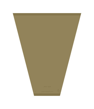 4A Goldfarbene Hüllen Silent | Größe 40 x 30 x 12 Zentimeter | Pro 50 Stück