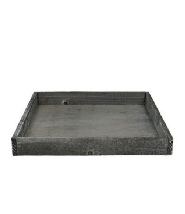 Hout Tray d30*3.5cm ( x 4 )