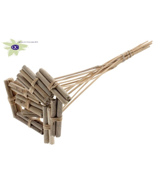 Jute Stick Posy on stem Natural | Per 50 stuks te bestellen