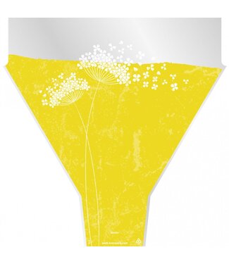 4A Gelbe Hüllen Flower Wishes | Größe 50 x 35 x 10 Zentimeter | Pro 50 Stück