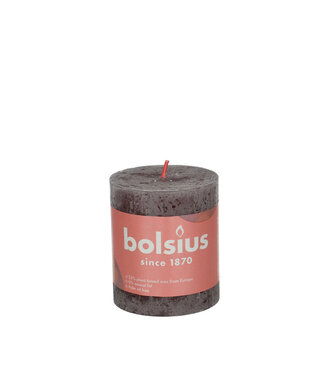 4A Rustieke Bolsius stompkaars | Diameter 7 centimeter | Hoogte 8 centimeter | Per 4 stuks