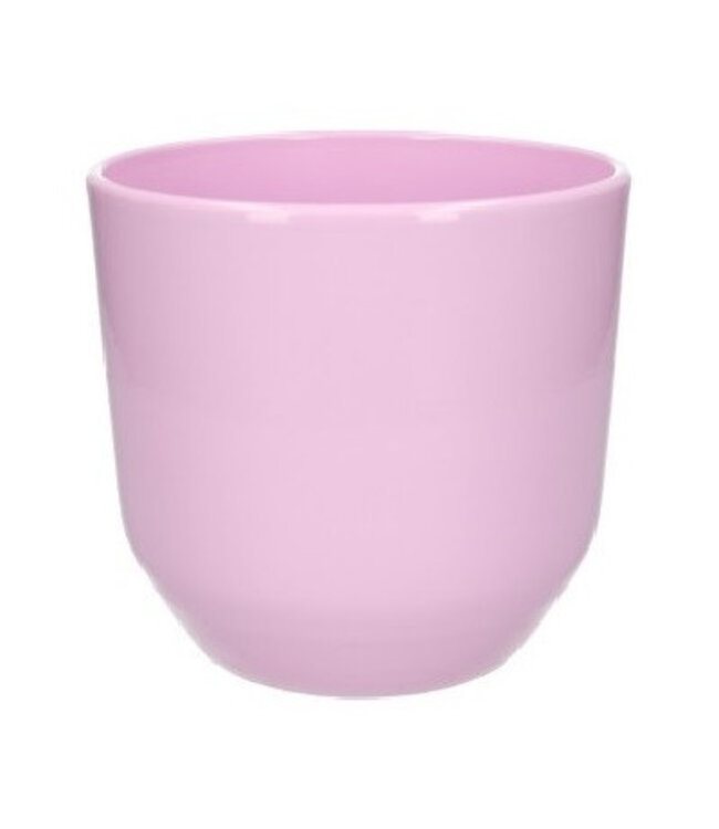 Roze keramiek Knick pot | Diameter 17 centimeter | Hoogte 16 centimeter | Per 4 stuks te bestellen