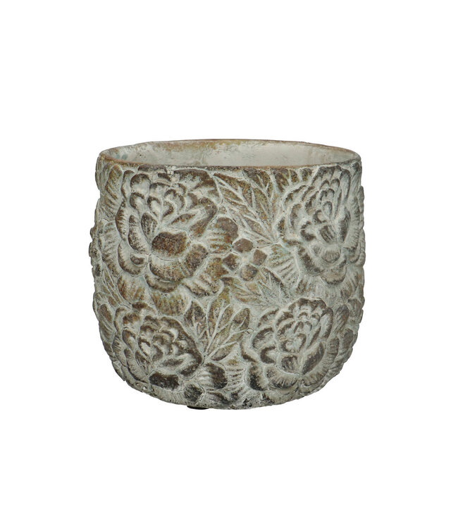 Keramiek Longa pot d13.5*12.5cm ( x 6 )