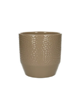 4A Keramiek Tirza pot dots d14*13.5cm ( x 6 )